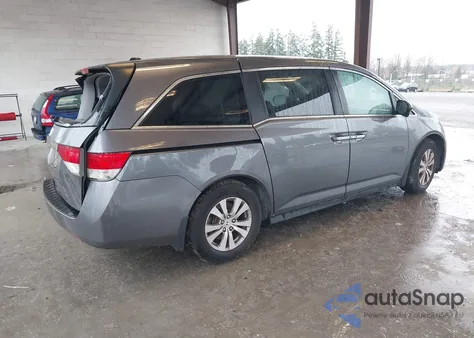 2014 Honda Odyssey Ex-L from USA, damaged, VIN 5FNRL5H67EB066414